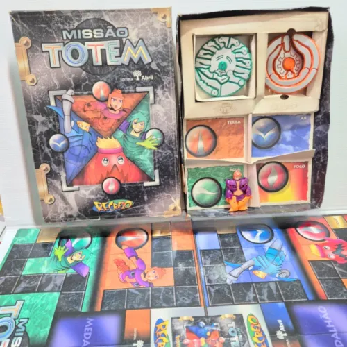 Jogo Tabuleiro Missão Totem Revista Recreio (Raridade)