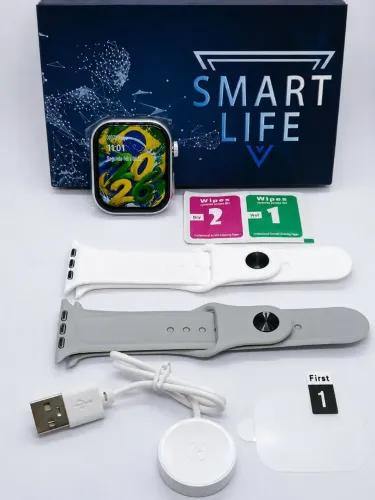 Promoções especiais na compra de um relógio Smartwatch completo, ganhei mais 1 pulseira