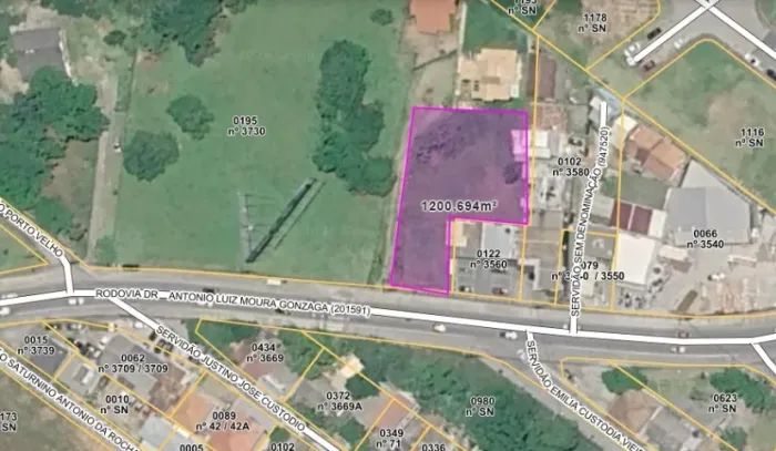 Terreno 1.200m² na SC-406 | Frente para Rodovia | Florianópolis