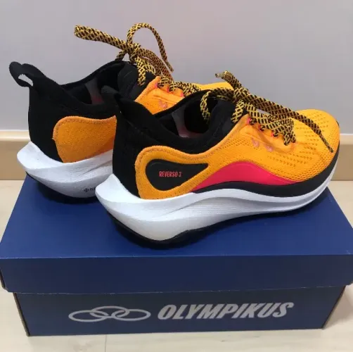 Tenis Olympikus Reverso 3 (Laranja/Rosa Choque) - Fem