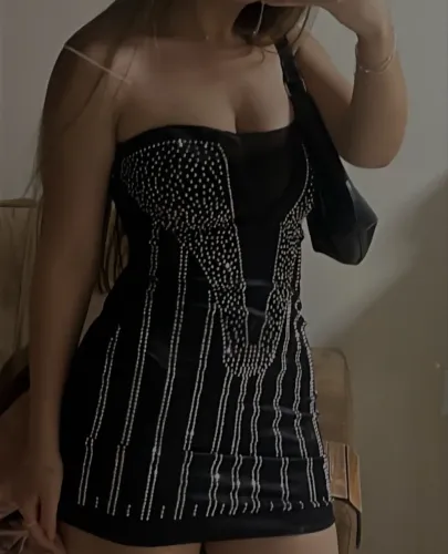 Vestido de vesta com brilho 