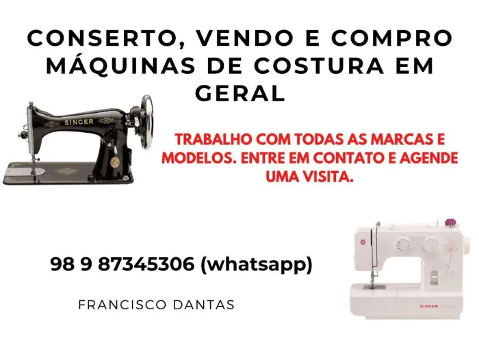 Técnico em máquina de costura 
