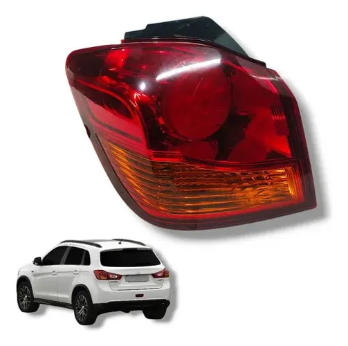Lanterna Traseira Mitsubishi Asx 2010 2011 A 2016 Esquerda Esquerdo/motorista Vermelho