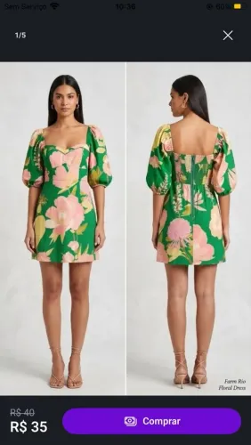 FARM VESTIDO CURTO G