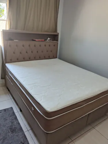 CAMA BOX KING, COLCHÃO MAGNÉTICO MASSAGEADOR NA GARANTIA 