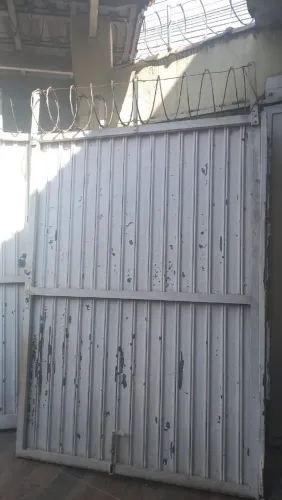 Portão aço galvanizado