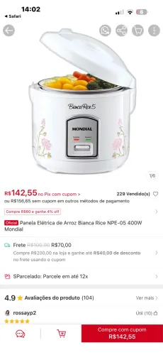 Vendo 2 Eletrodomésticos pelo preço de 1