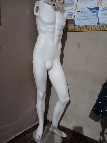 Manequim de gesso *