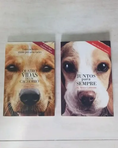 Kit livros: Quatro vidas de um cachorro e Juntos para sempre
