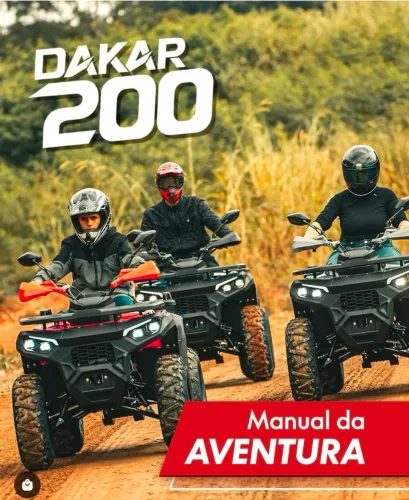 Dakar a combustão quadriciclo off road
