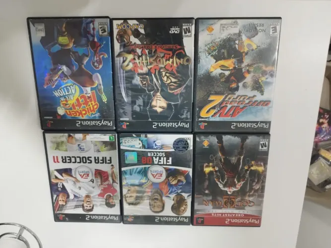Lote de jogos PS2