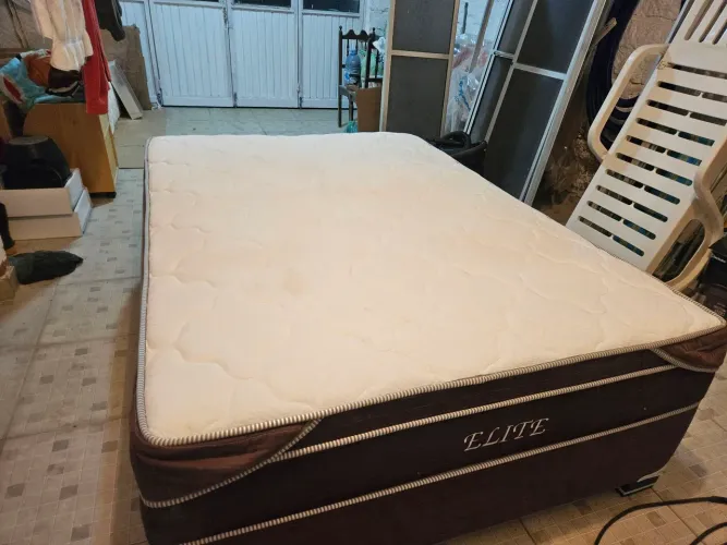 Cama box casal conjugada
