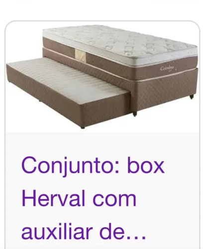 Cama Box Solteiro Herval
