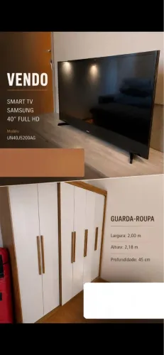 TV E GUARDA ROUPA