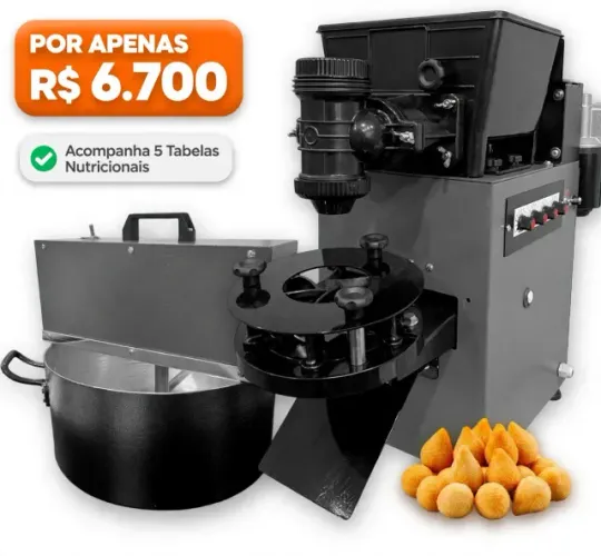 Máquina Modeladora de Salgados