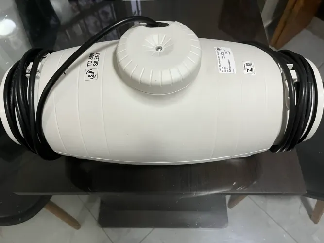 Exaustor Silencioso Soler E Palau TD-500/150-160 Silent 220v + 7m Cabo PP Anti-chama