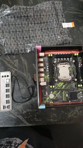 Placa mãe mais processador