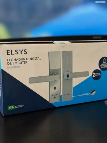Fechadura Digital de Embutir com Biometria Elsys