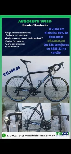 Bicicleta Absolute Wild Aro 700 Usada/Revisada.