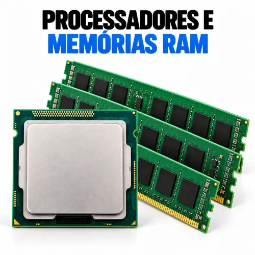 Processadores Intel e memórias RAM (DESCRIÇÃO!!!)