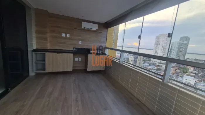 Ed. JP Residence - Apartamento para locação com varanda envidraçada e vista para a baía, 2