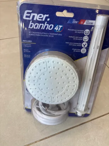 Novo chuveiro elétrico 220V