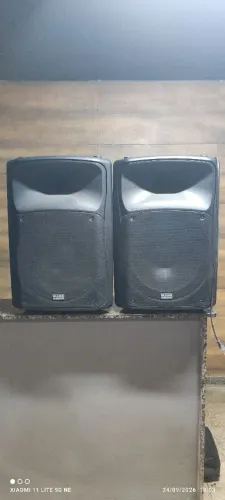 Par de Caixas Ativas Mark Audio MKA1555A 15" 500W - Profissiona