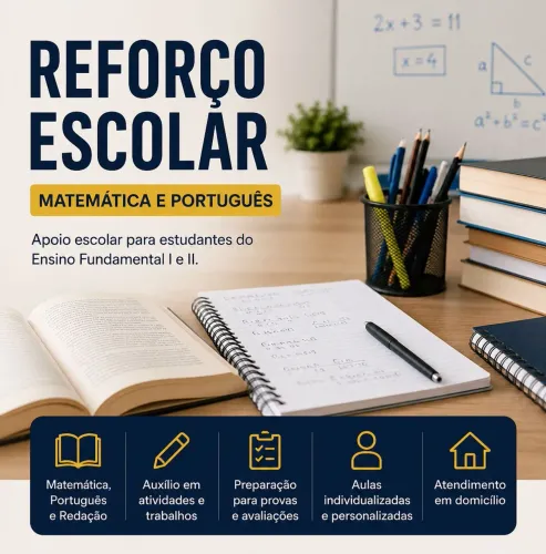 Reforço Escolar | Acompanhamento Particular 