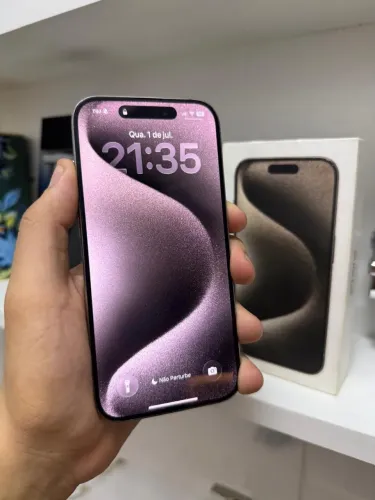 iPhone 15 Pro 128GB com Caixa e Nota ? 100% Original
