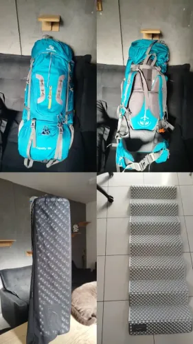 Kit Completo p/ Camping 2 ou 3 pessoas - Impecável