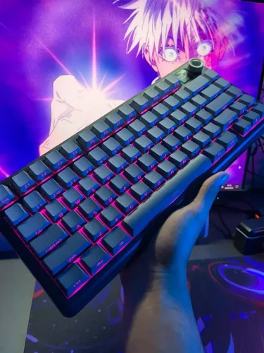 Teclado Mecânico Sem Fio - AULA F75 MAX (Com TELA TFT)