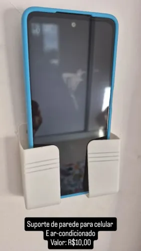 Suporte de parede para celular e controle