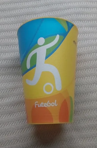 Copo Oficial Rio 2016 Olimpíadas Futebol - Edição Limitada Skol - Colecionável