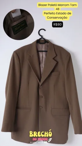 BLAZER PALETÓ MARROM