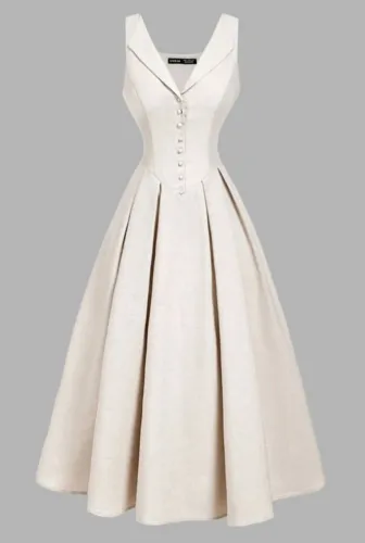 Vestido Bege