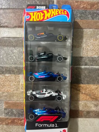 Pack hotwheels 5 F1 novos lacrados