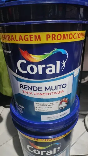 Tinta coral branco fosco