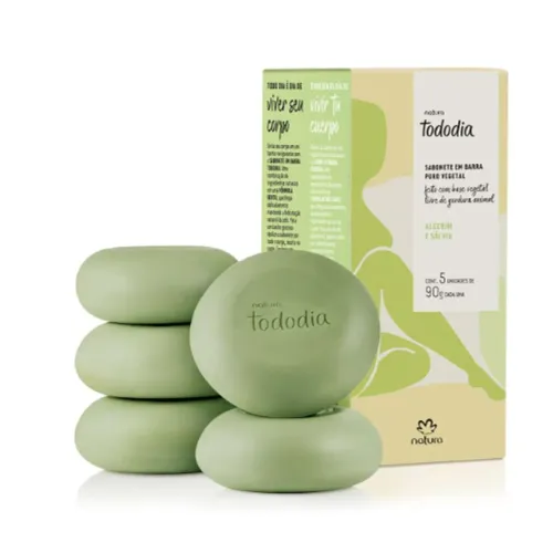 Promoção caixas de sabonetes Natura