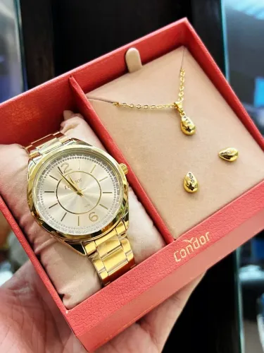 Relógio Feminino Condor Dourado