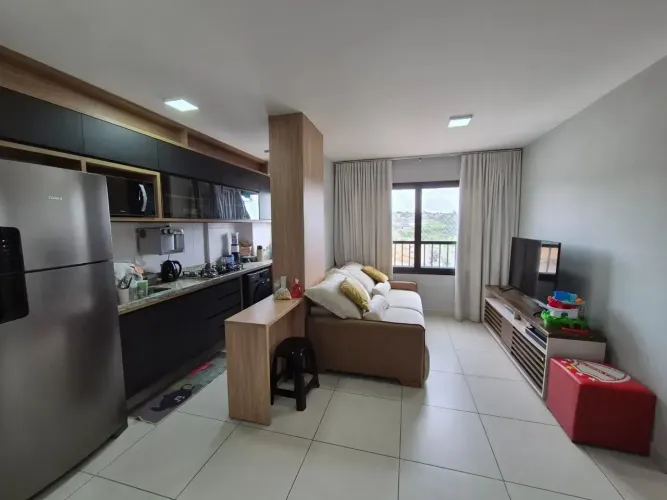 APARTAMENTO NO CONDOMÍNIO PARQUE GOIÁ CLUBE 2 QTS 1 SUÍTE LOCALIZAÇÃO ESTRATÉGICA