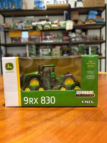 Miniatura trator John Deere 9RX 830 1/64