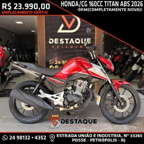 HONDA / CG 160CC TITAN ABS 2026 0KM