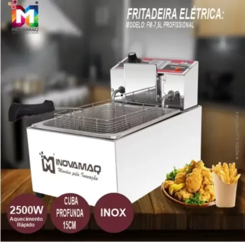 Fritadeira elétrica profissional