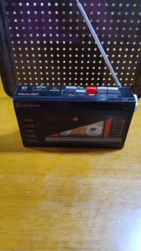 Antigo Radio gravador portátil Bakosonic