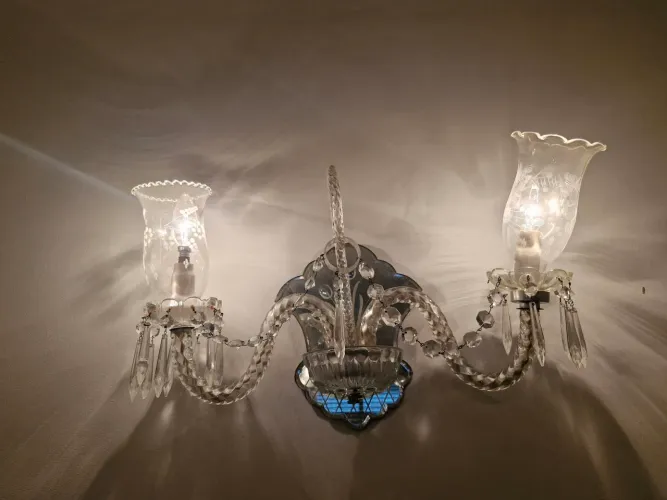 Arandela de cristal