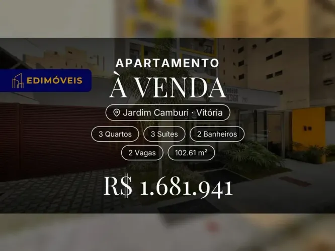 Seu novo lar: Apartamento 3 suítes no Jardim Camburi, agende sua visita!