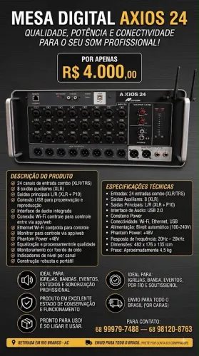 MESA DE SOM DIGITAL AXIOS 24