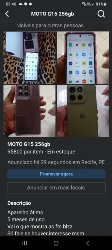 Moto g15 256gb
