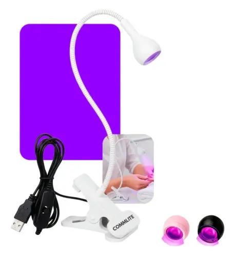 Mini Cabine Lanterna Mesa LED UV para Secagem Rápida de Unhas em Gel - Commlite 127/220V