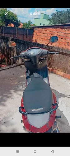 Biz 125c vermelha